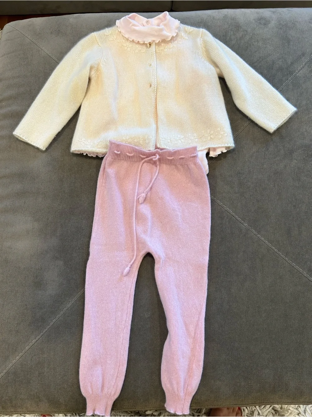 Fleurisse Kids Cardigan and Legging Set, Bodysuit 18-24 Months